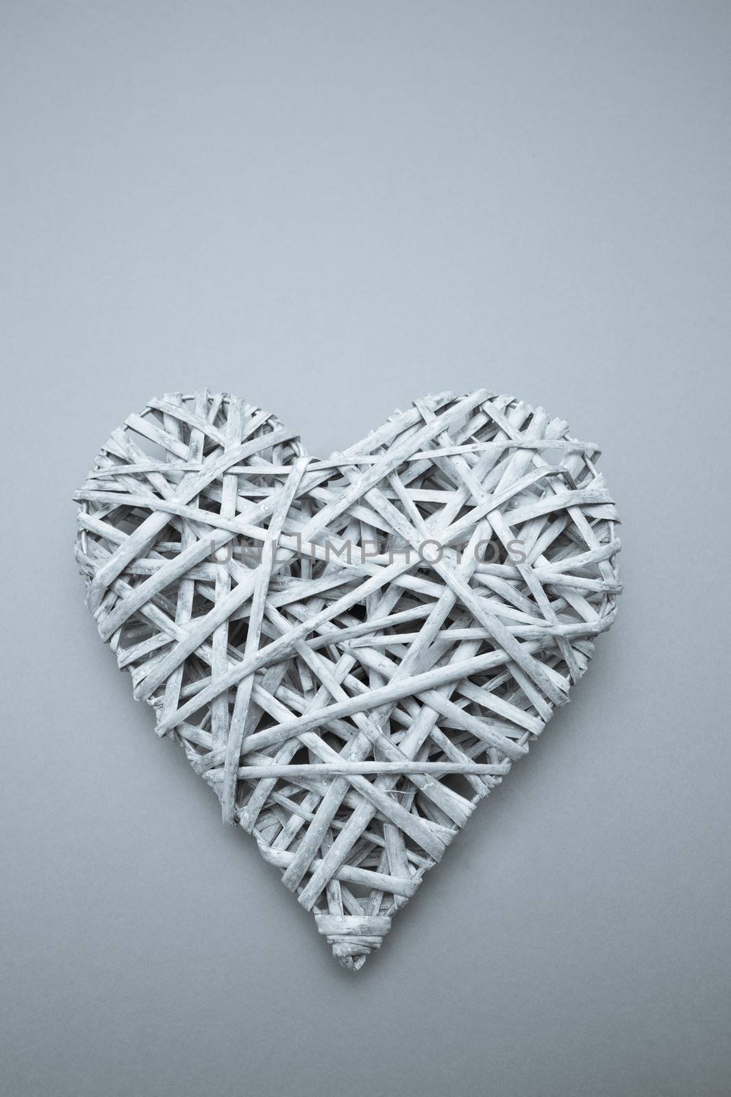 Wicker heart ornament by Wavebreakmedia