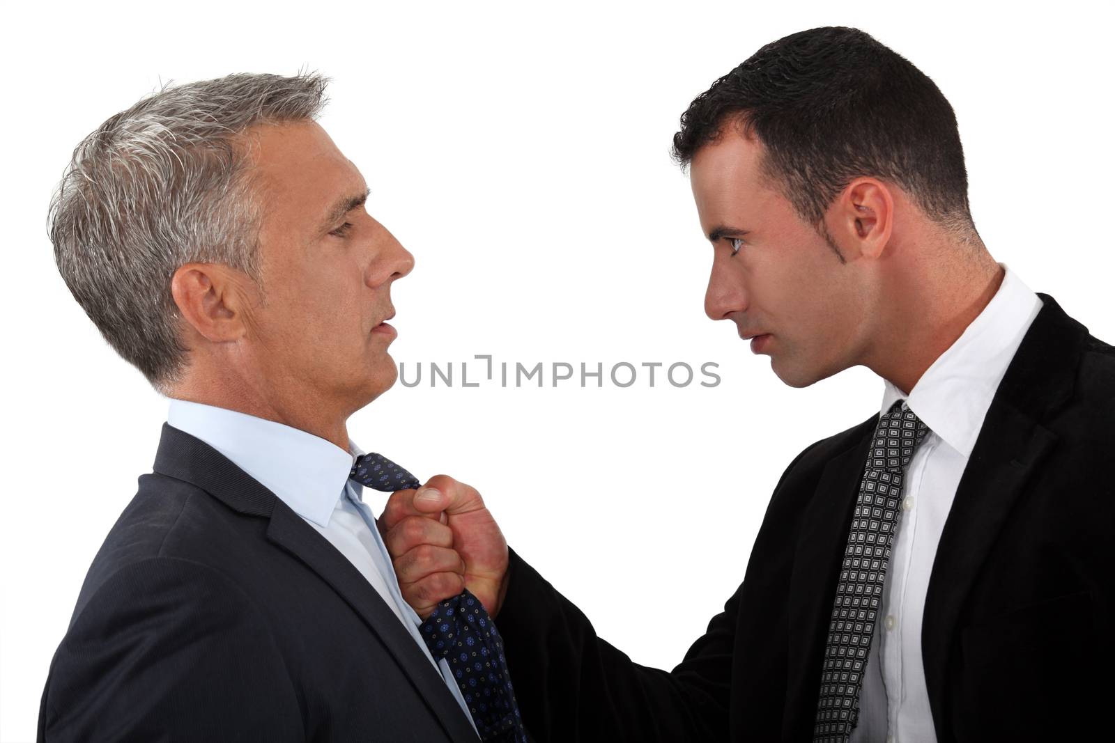 Young man fed-up with boss