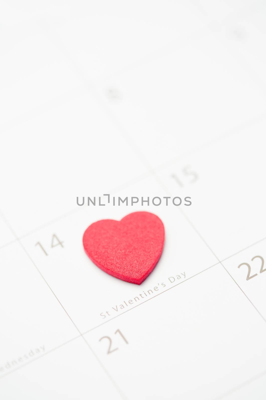 Pink heart marking valentines day by Wavebreakmedia