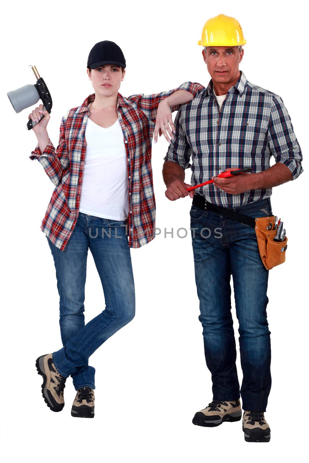 Bricklayer and welder