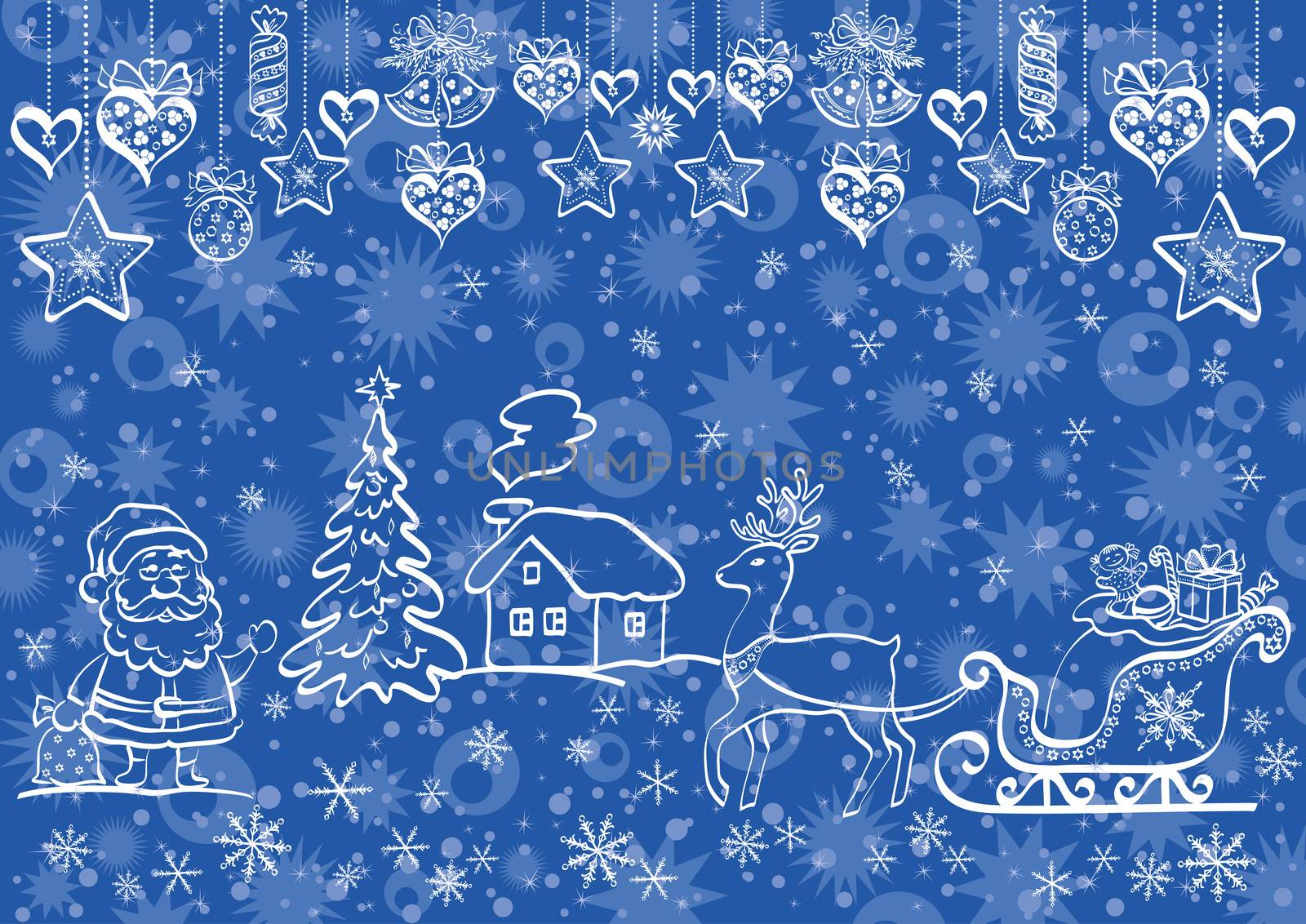 Holiday Christmas background by alexcoolok