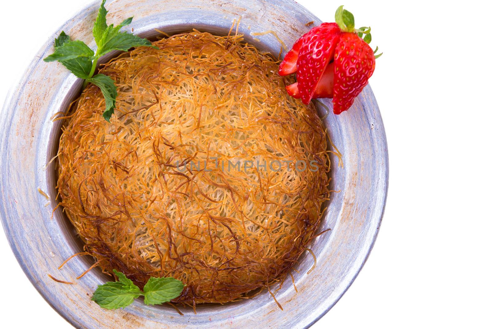 Cheese and Shredded Dough Dessert Kunefe by coskun