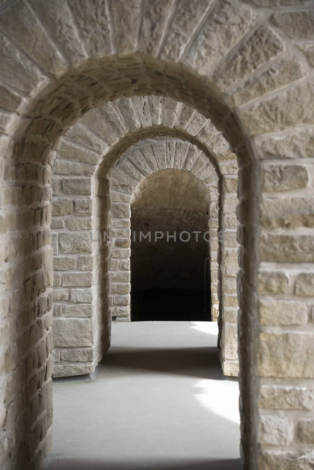 architecture bows entrance of old monument