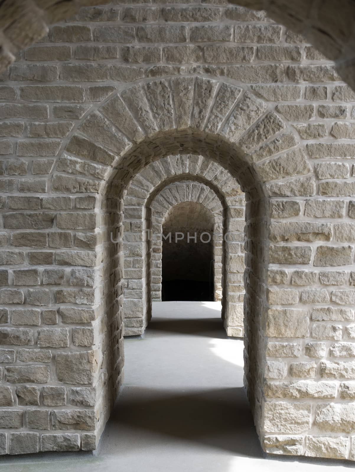 architecture bows entrance of old monument
