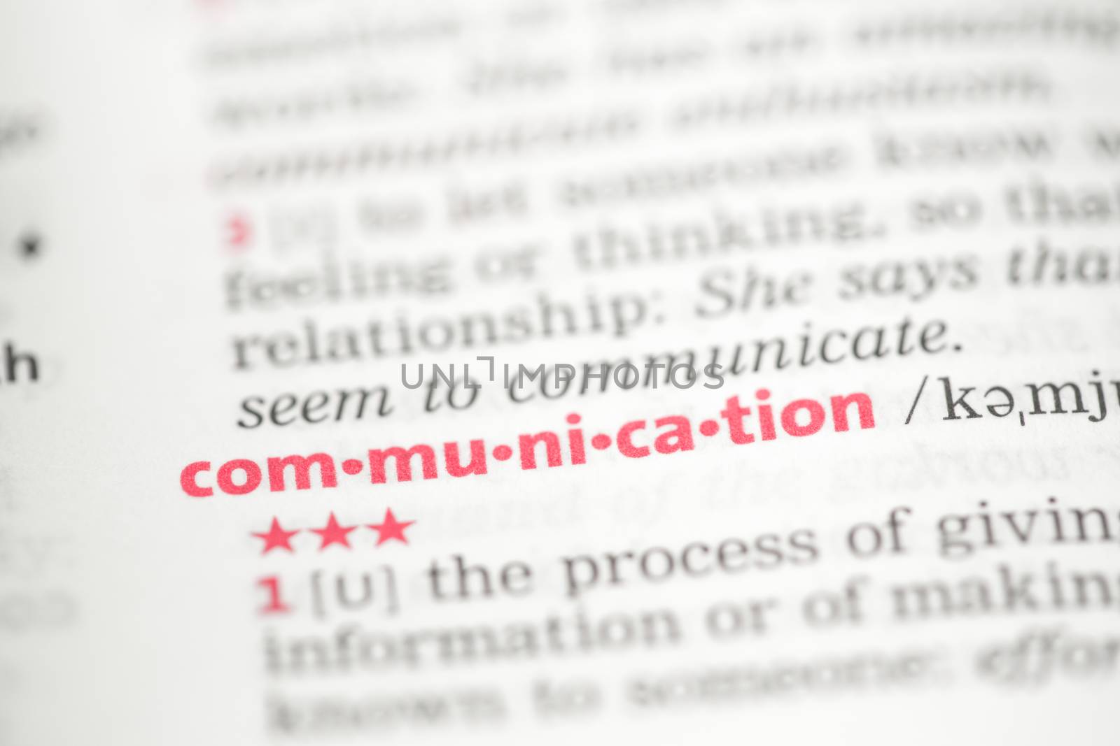 Communication definition in the dictionary