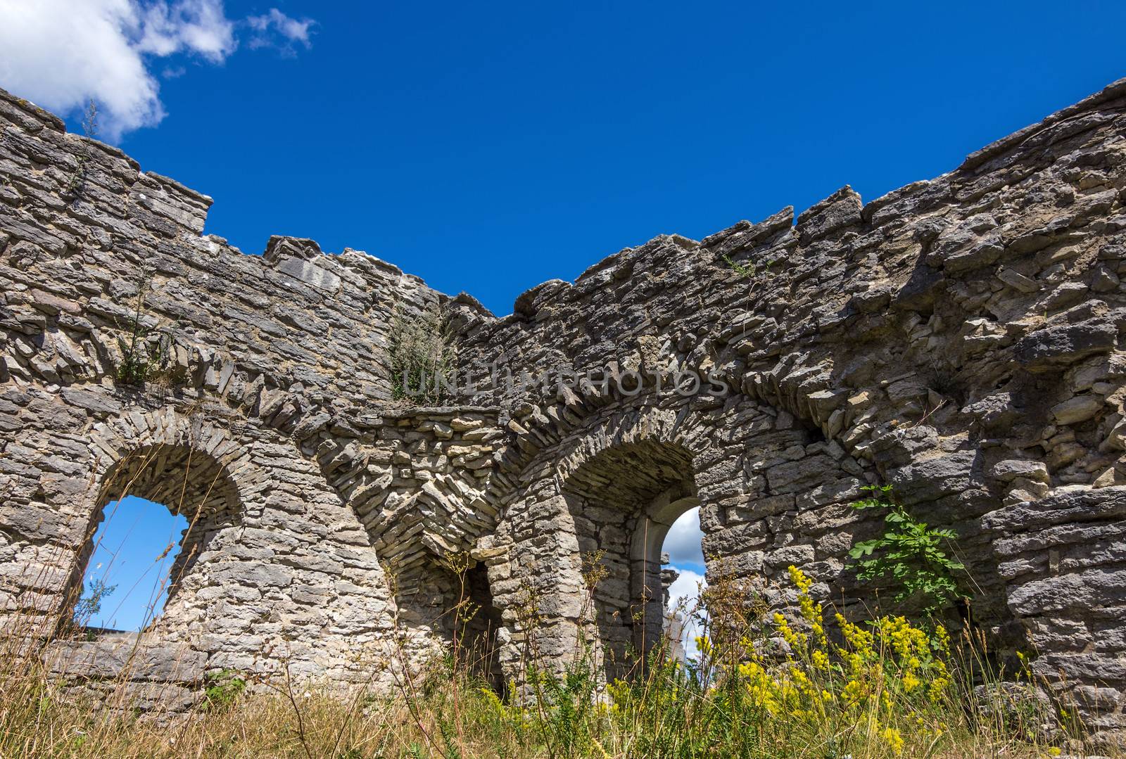 Ruins of an ancient church on the island of Gotland, Sweden.