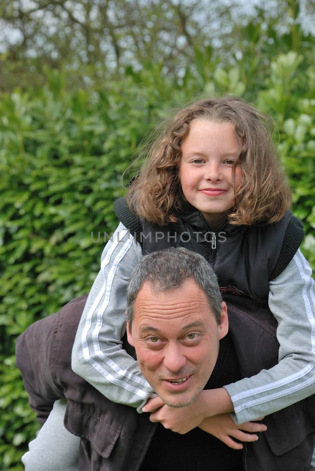 Complicity between father and daughter