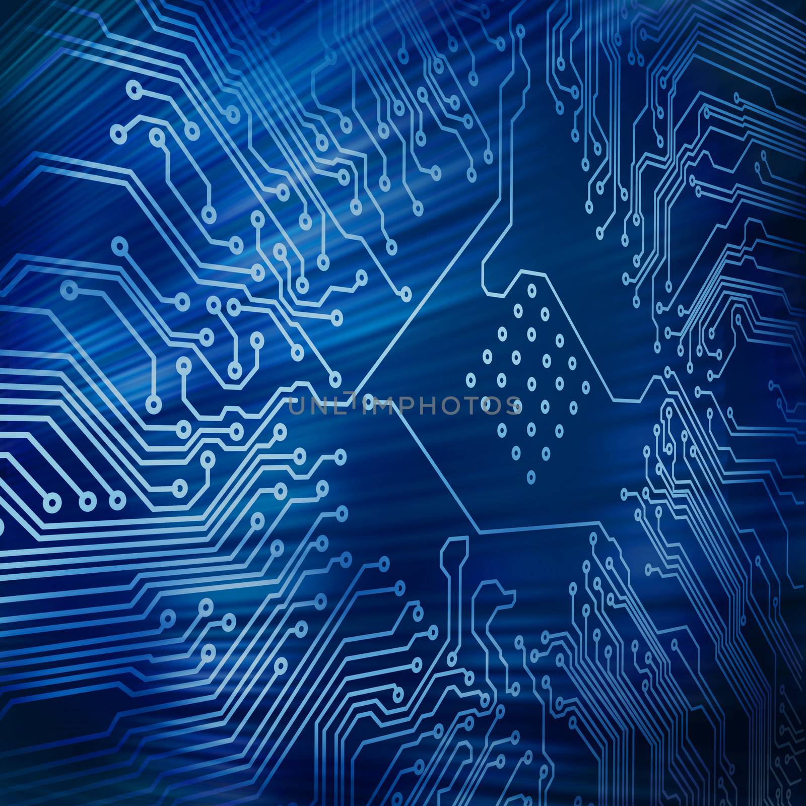 Digital circuit board by Wavebreakmedia