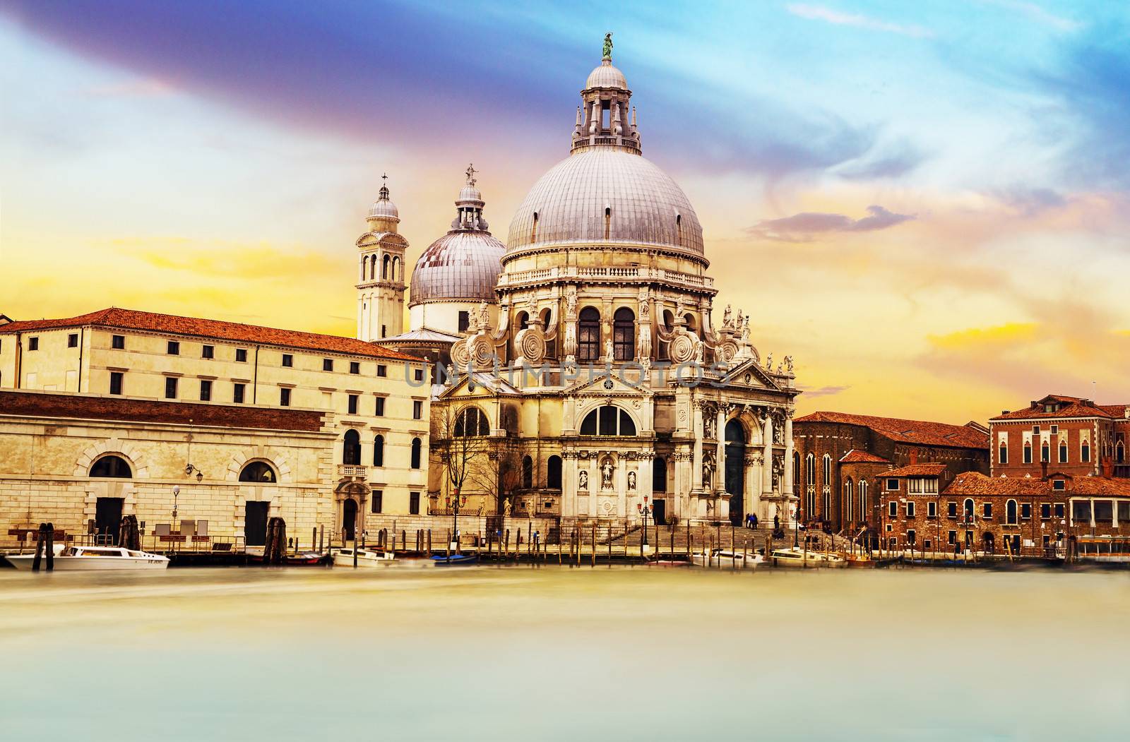 Basilica Santa Maria della Salute, Venice, Italia
