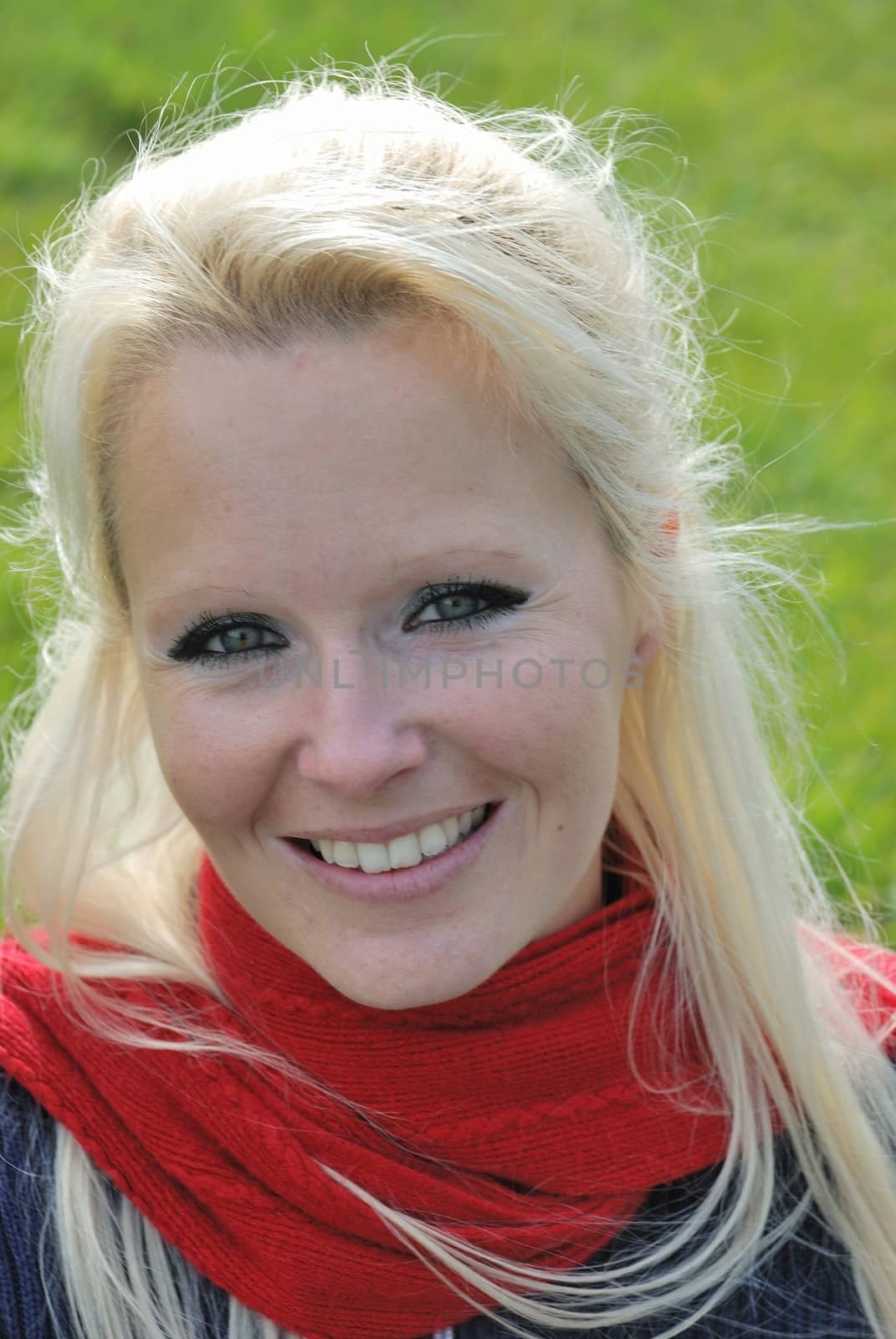 portrait of blond woman 