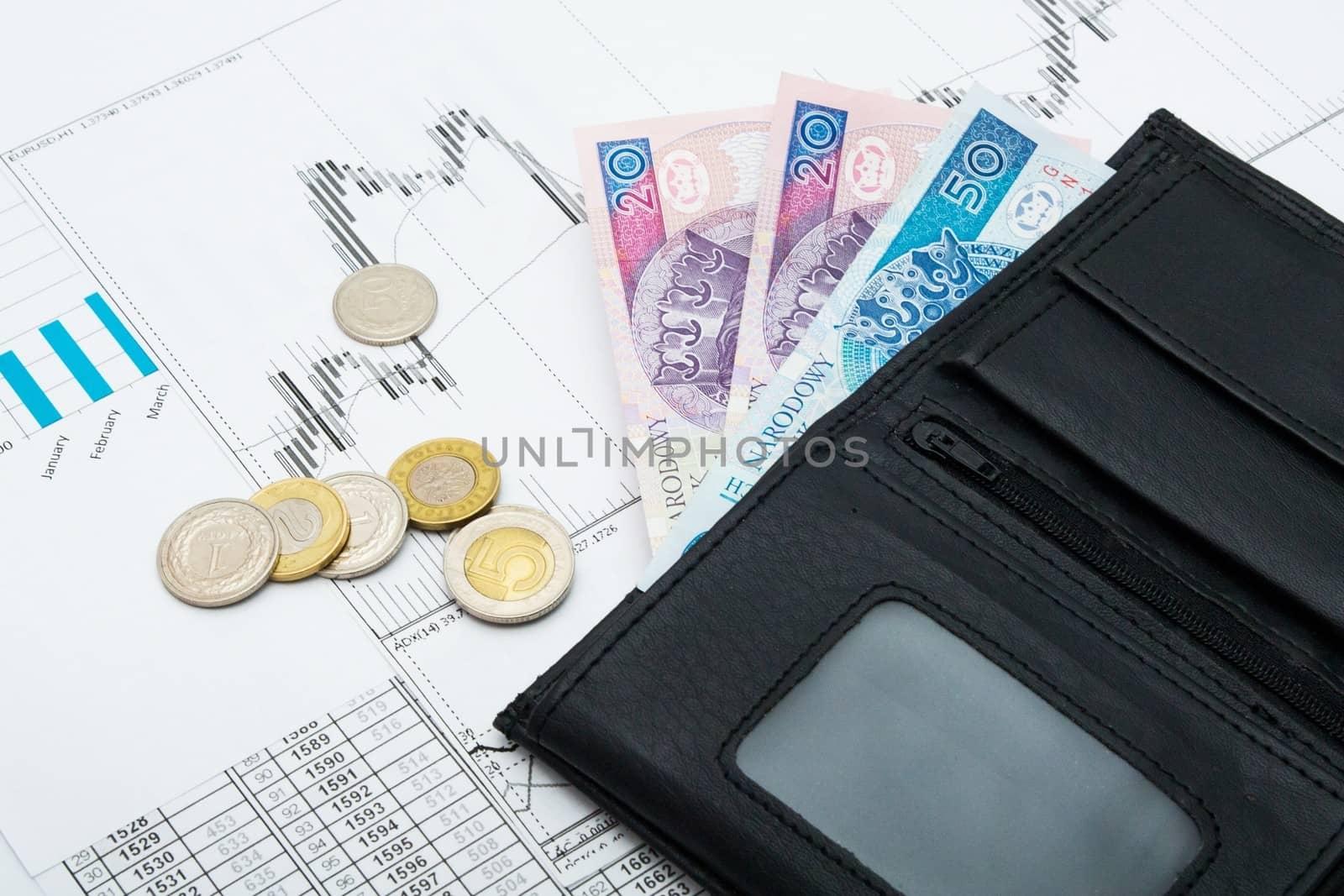 Polish money in wallet. Banking savings concept by simpson33