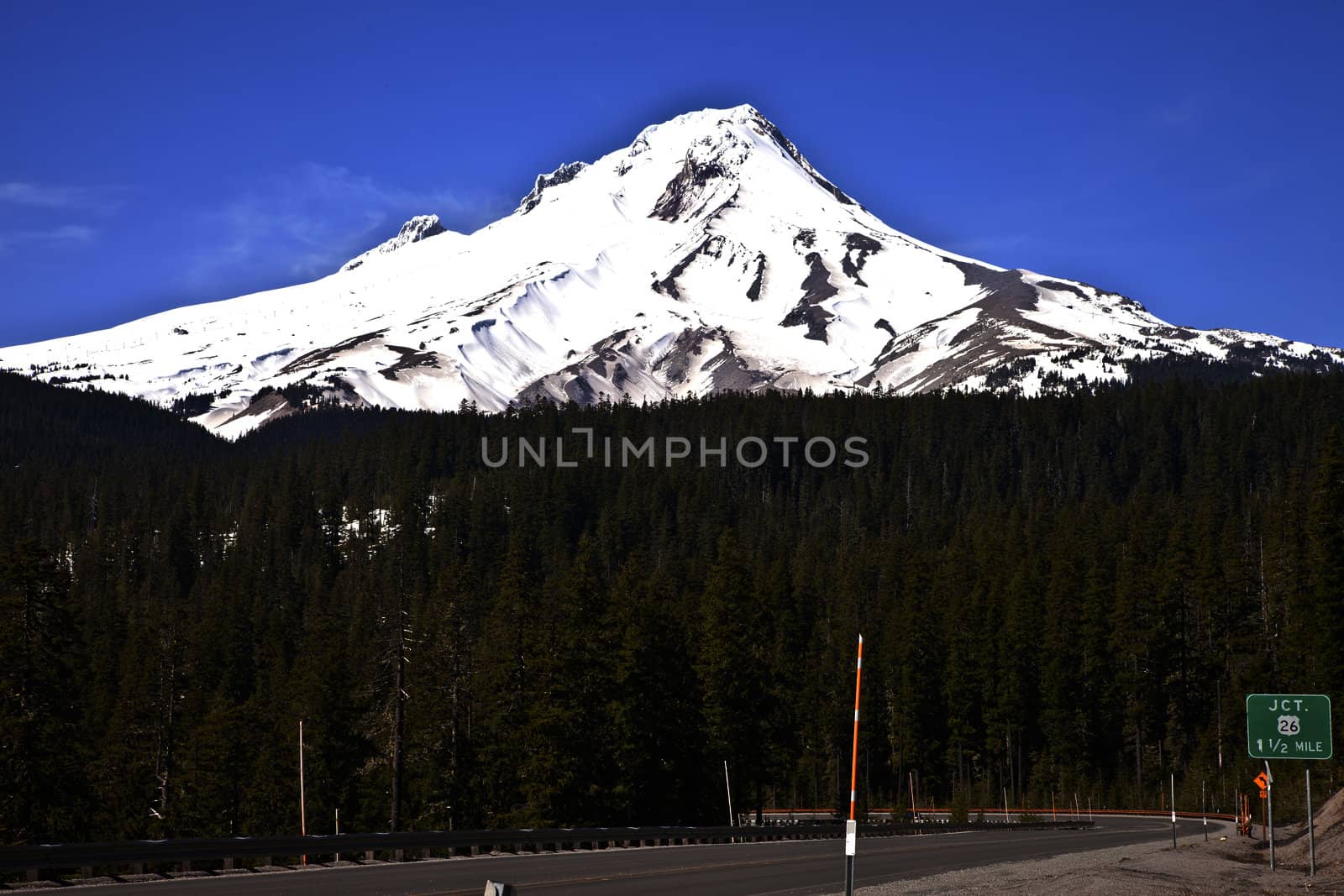 Mt. Hood from Hwy. 26  by Rigucci