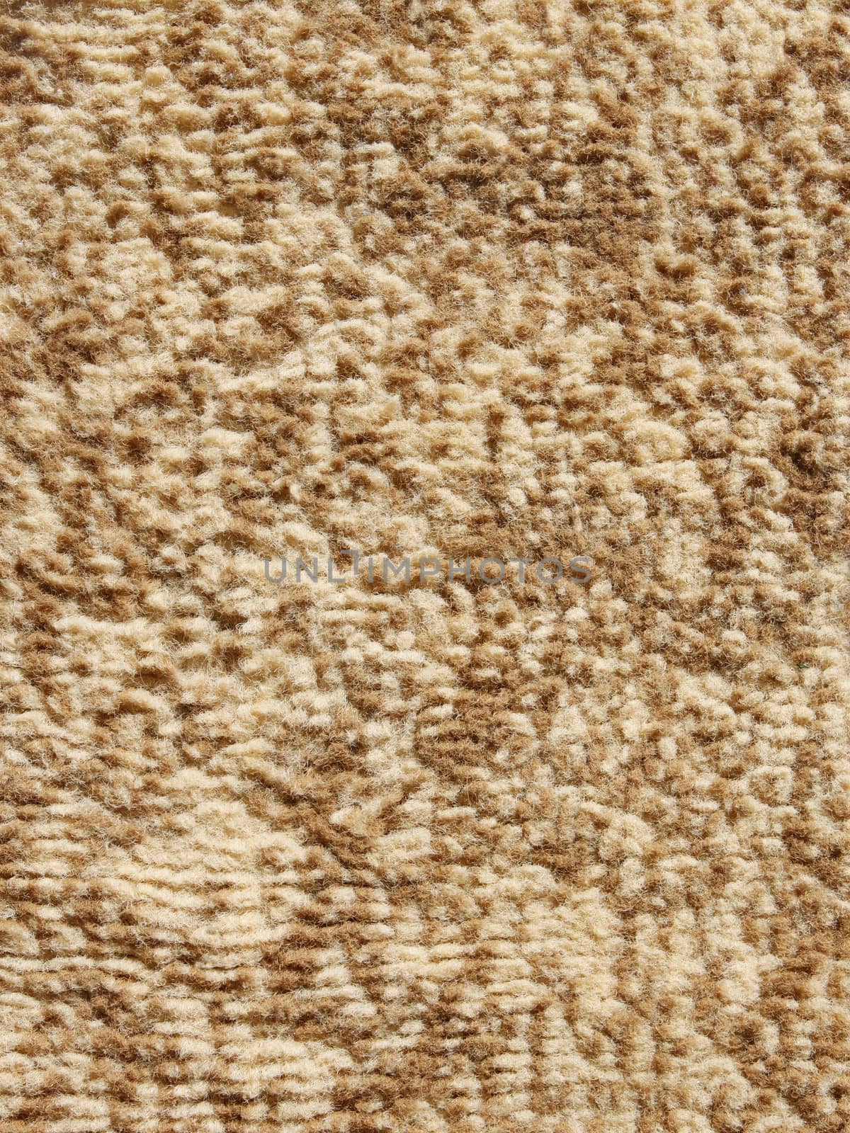 Beige fluffy floor carpet by qiiip