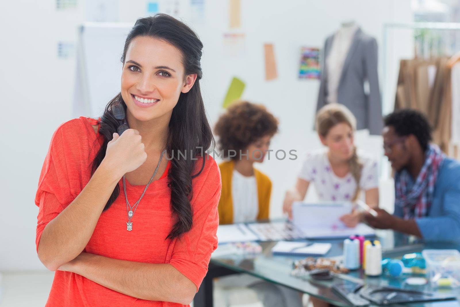 Beautiful fashion designer posing by Wavebreakmedia