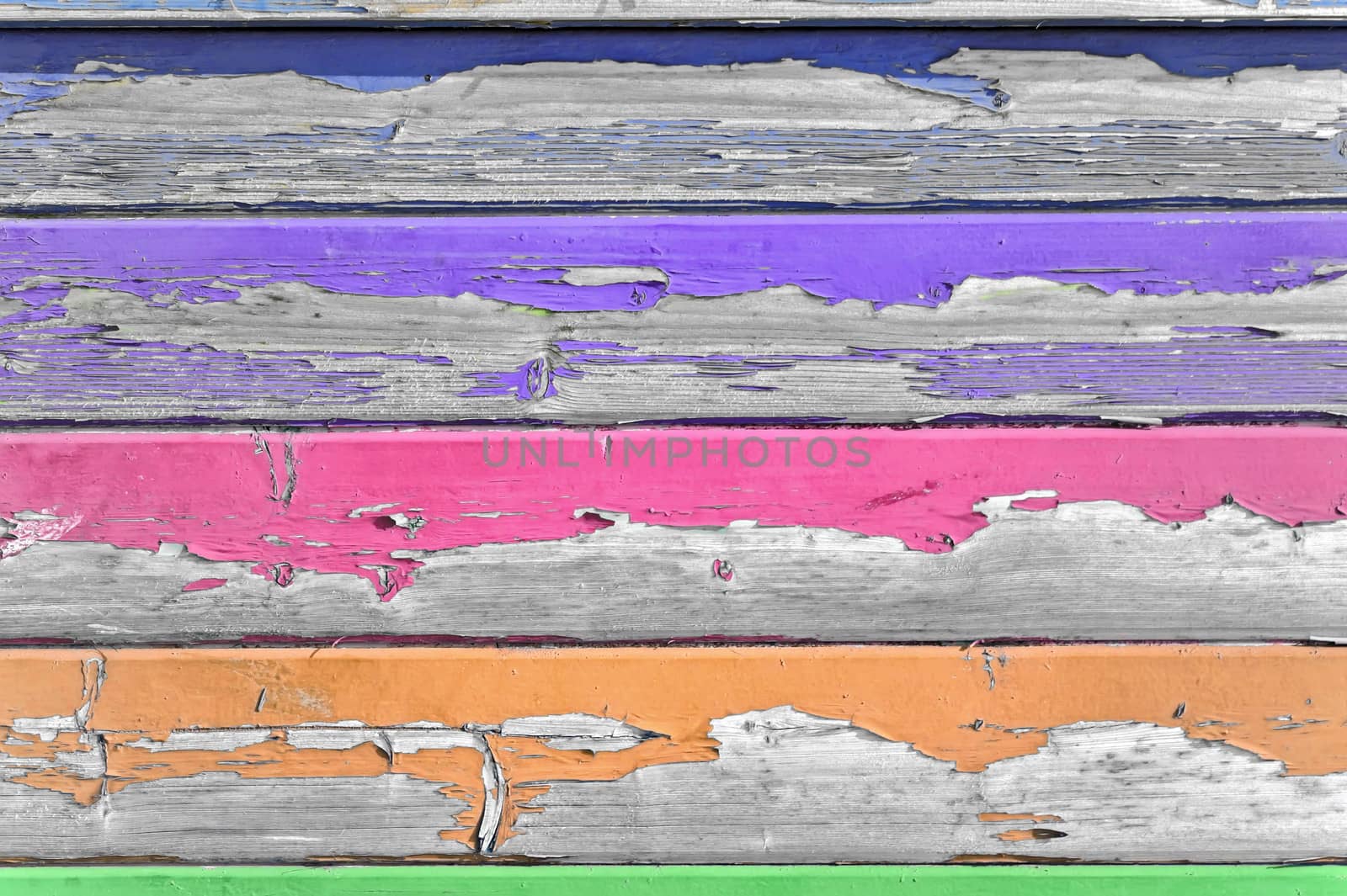 Background made from weathered boards of exfoliated wood 