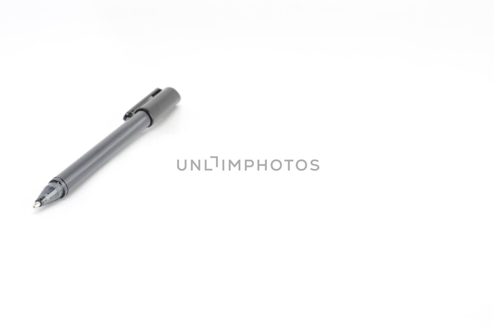 colorful pens isolated on white background