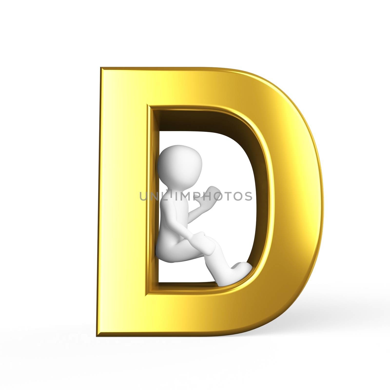 Golden D by 3DAgentur