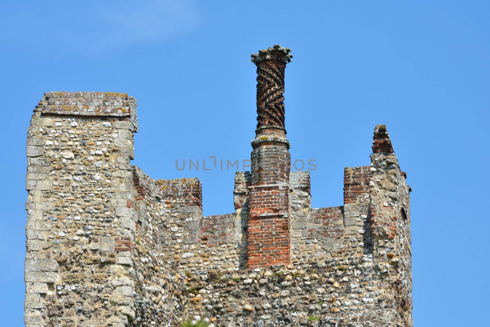 Elizabethan Chimney on castle