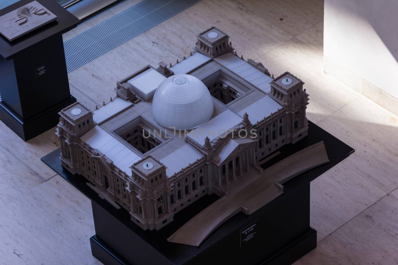 The Reichstag in Berlin with the German Bundestag and the famous glass dome