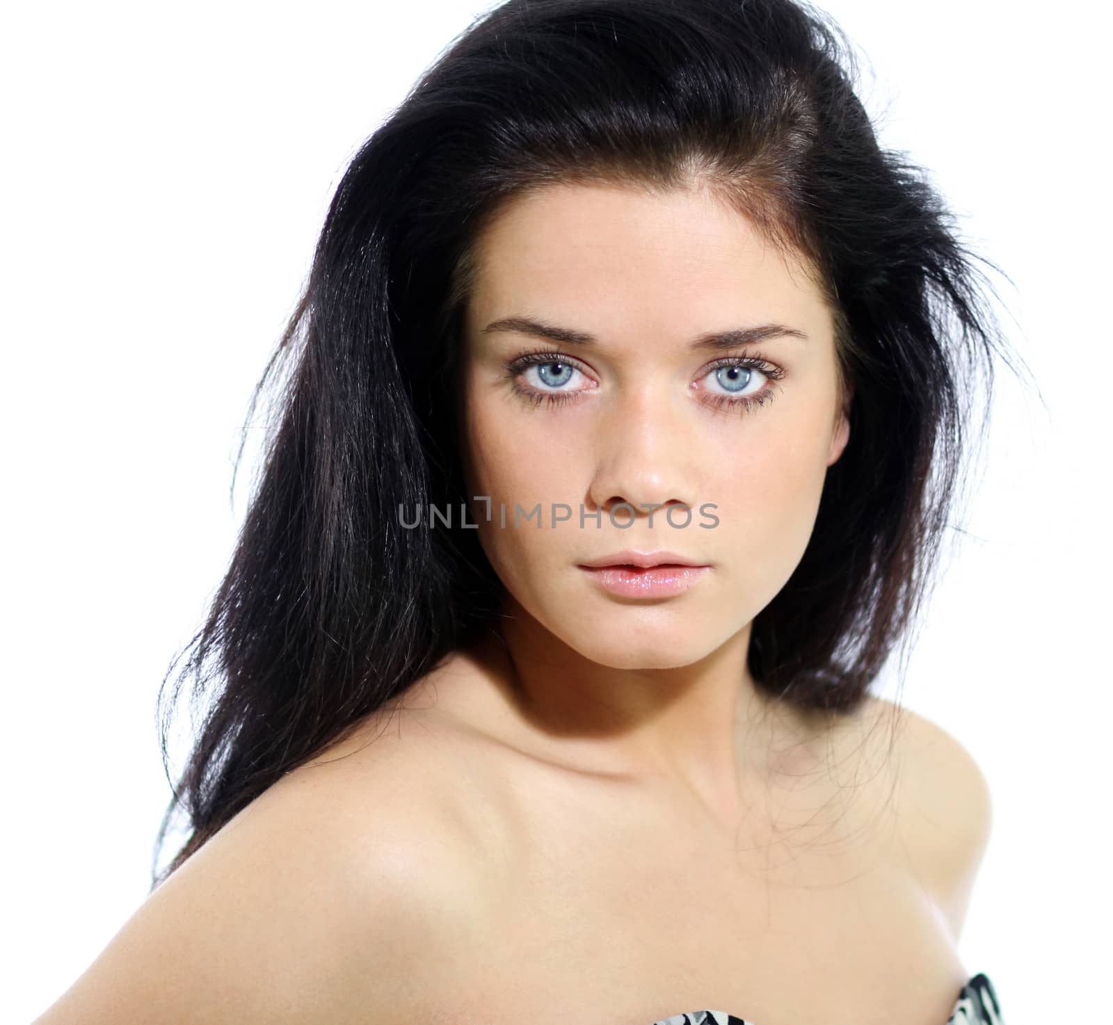 Portrait of young beautiful woman