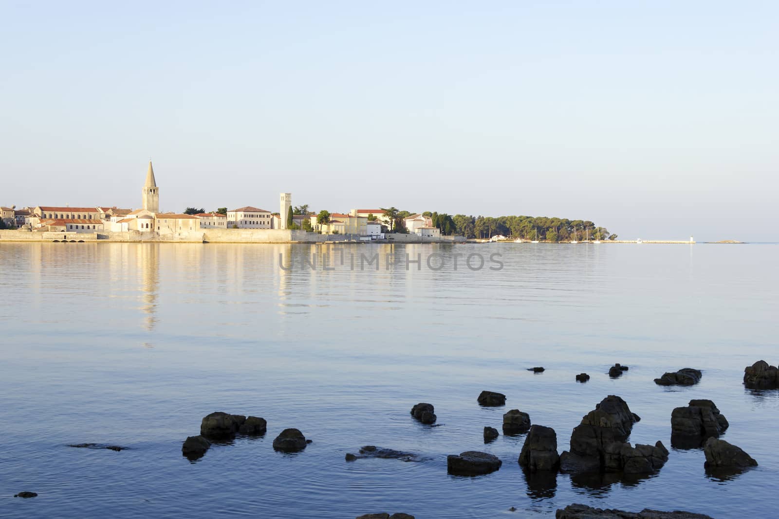 Porec in the dawn sun