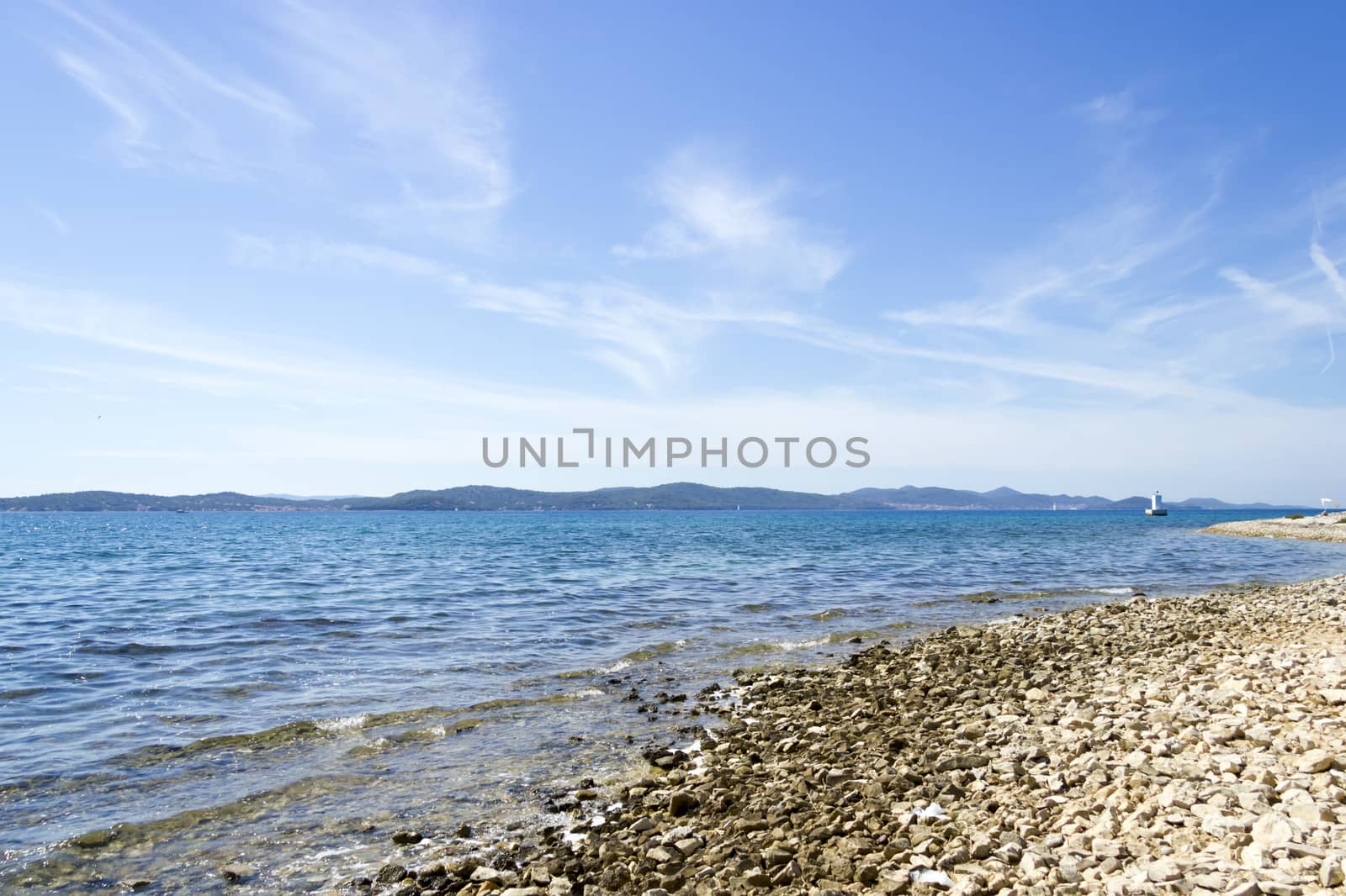 Coastline near Seget Vranjica, Croatia by Tetyana