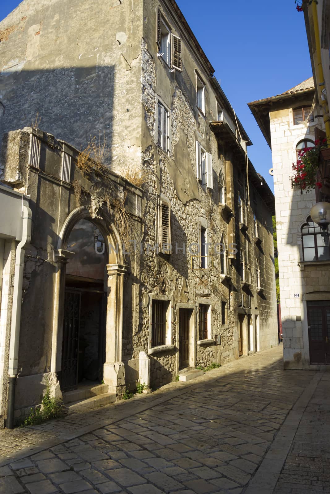 street in Porec, Croatia