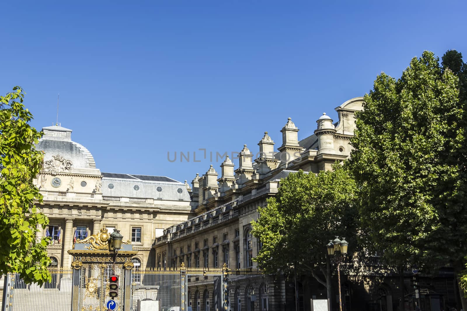 Tribunal de Grande Instance, Boulevard du Palais, Paris, France by Tetyana