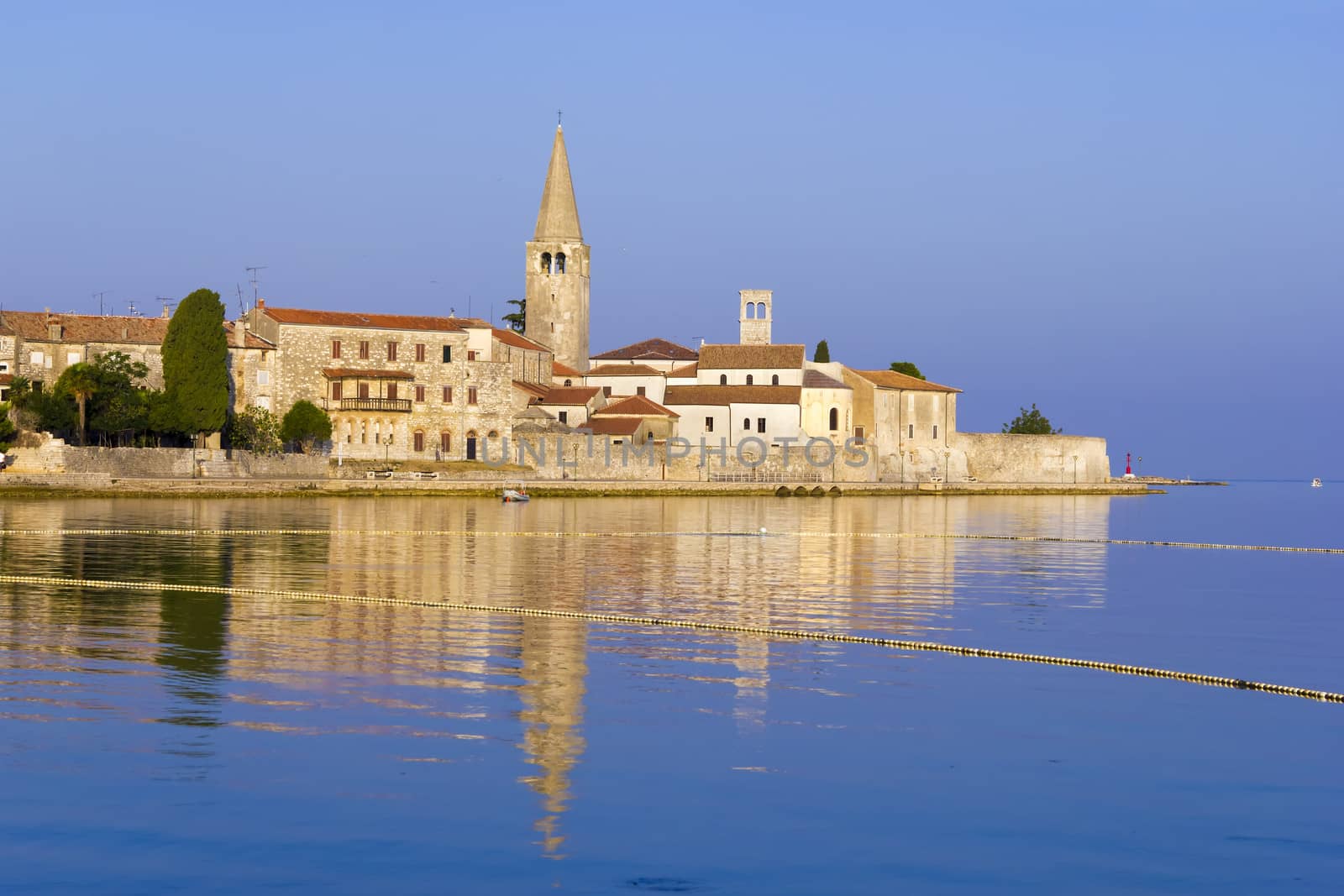 Porec in the dawn sun