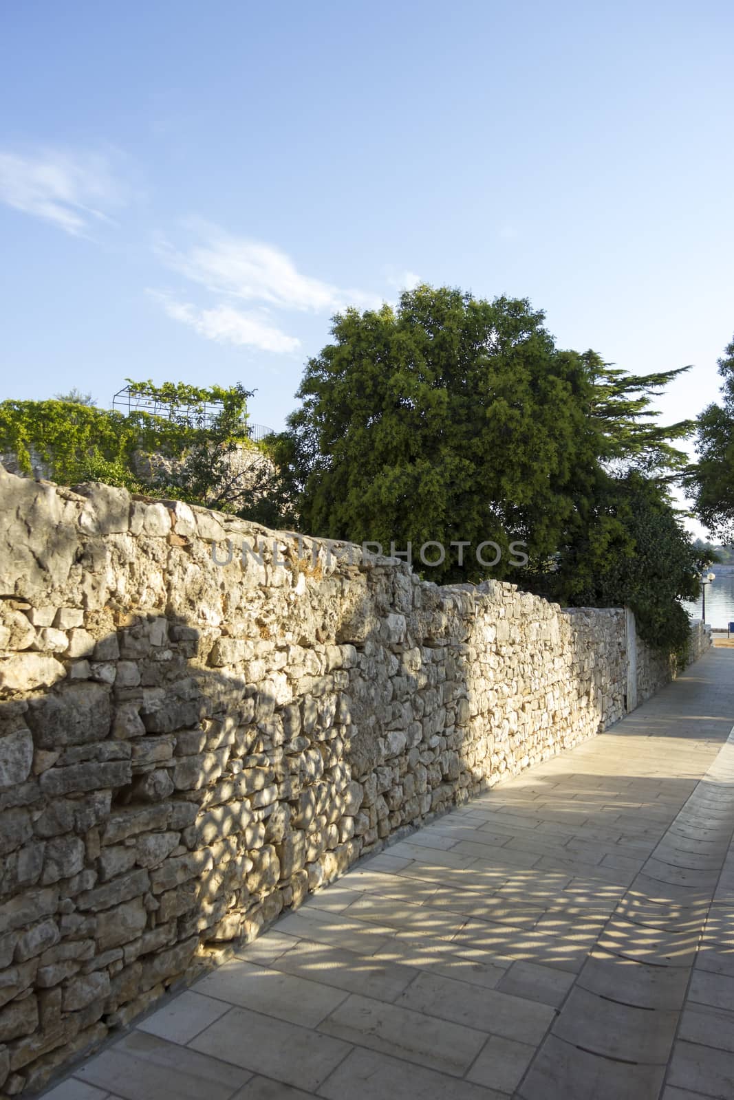 street in Porec, Croatia