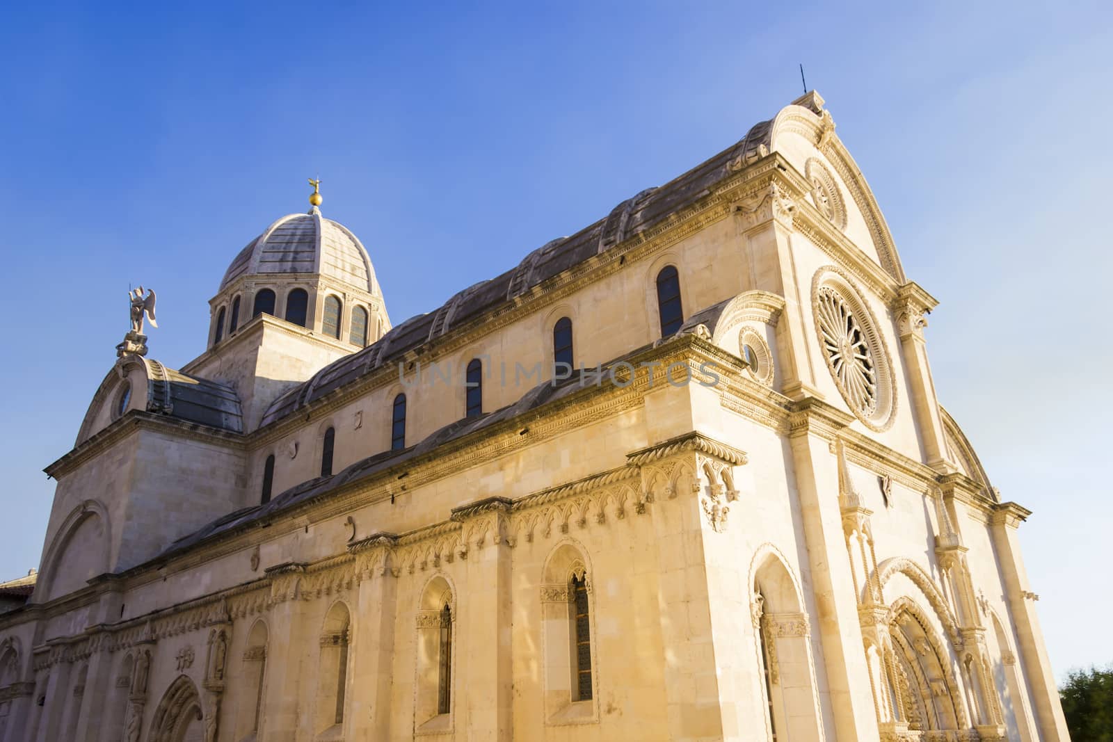 St. James's cathedral in the city of Sibenik in Dalmatia, Croatia on Adriatic Coast