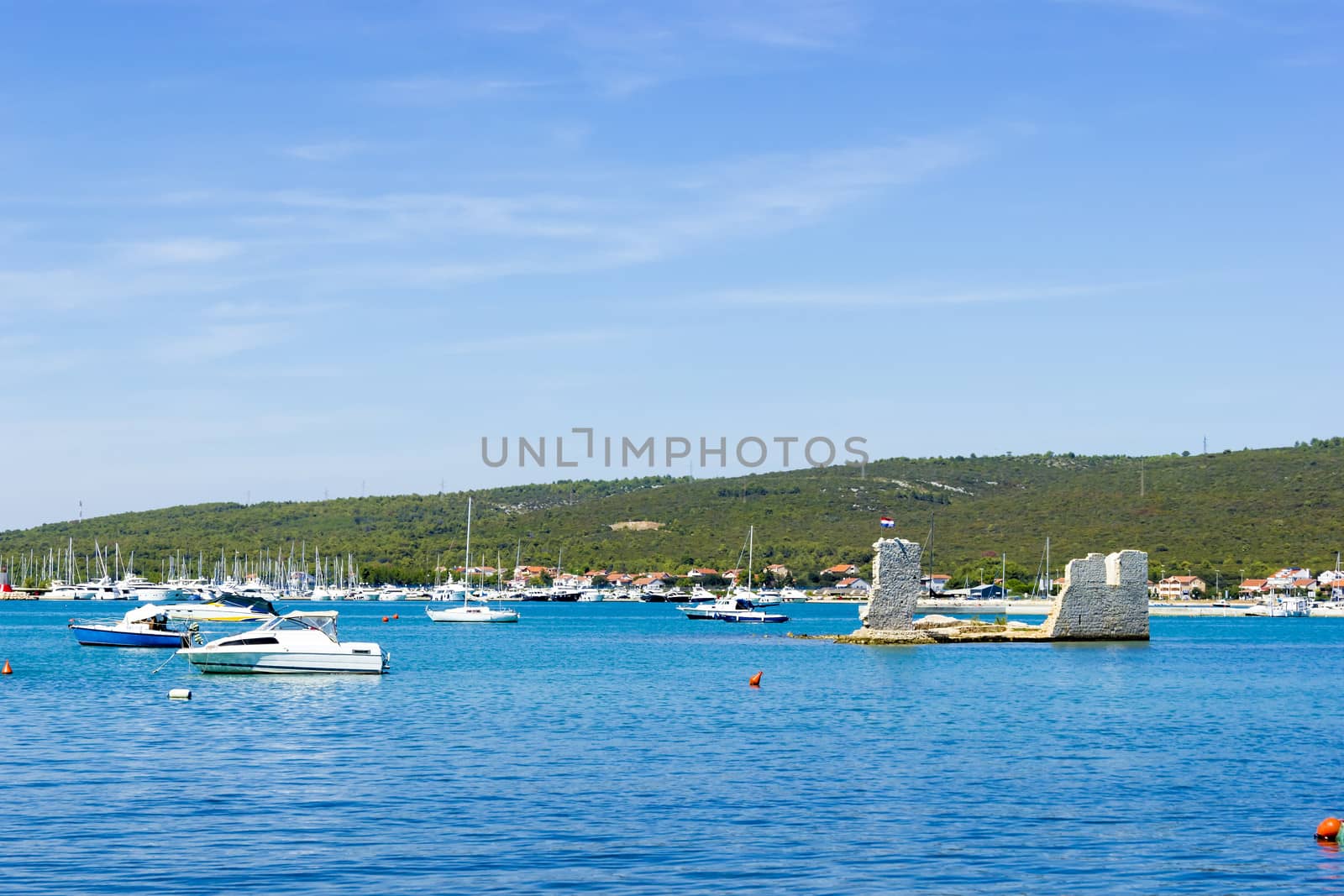 Coastline near Seget Vranjica, Croatia