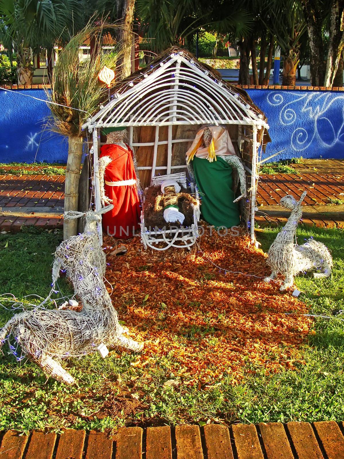 Christmas installation, Samana town, Dominican Republic