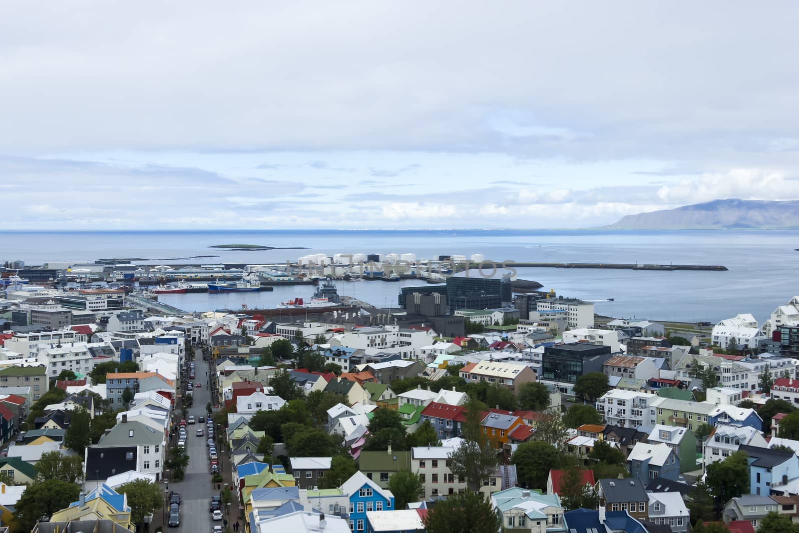 Downtown Reykjavik, Iceland by Tetyana