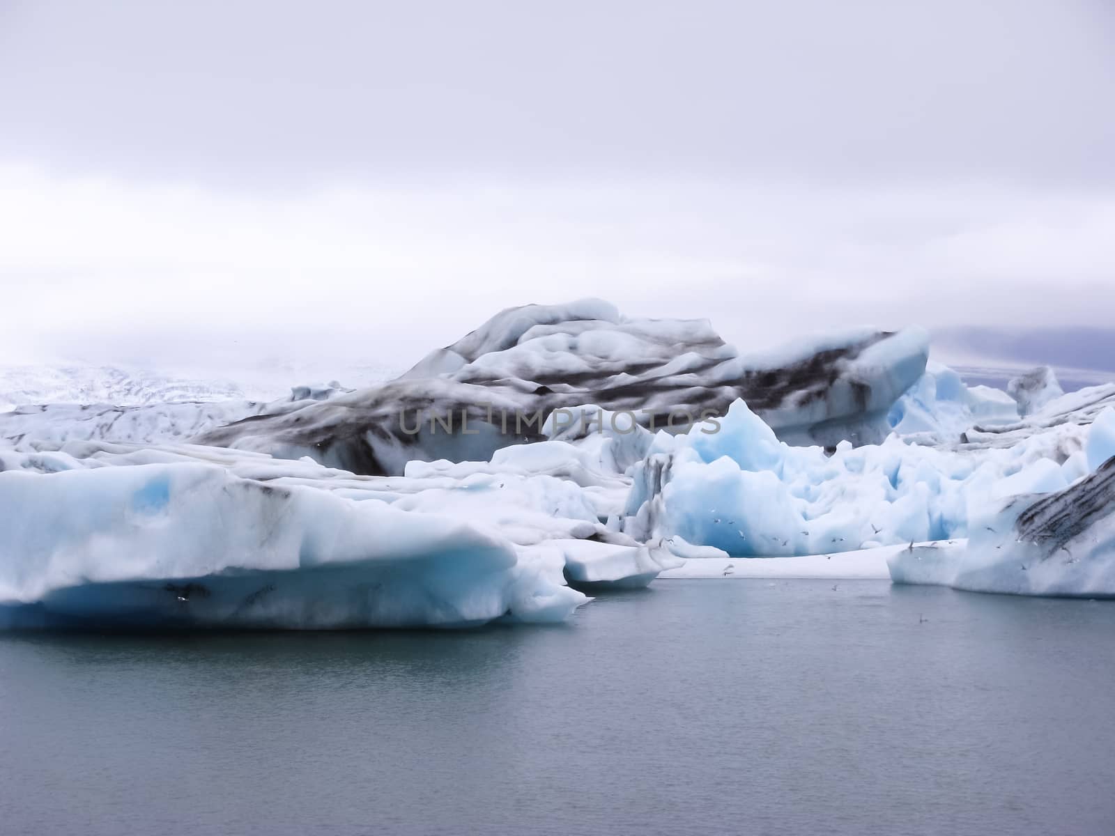 Beautiful glacier lagoon, Jokulsarlon, Iceland