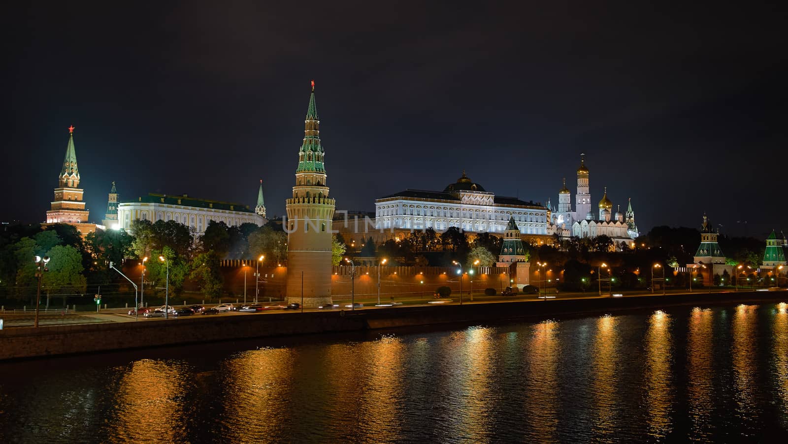 View of the Spasskaya Tower of the Moscow Kremlin