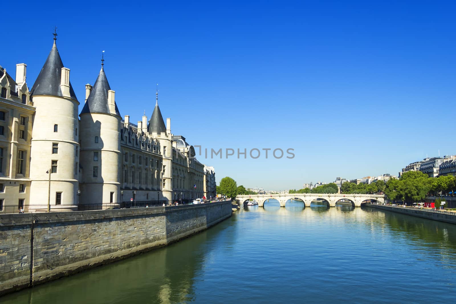 Bridge over Seine, Paris, France by Tetyana