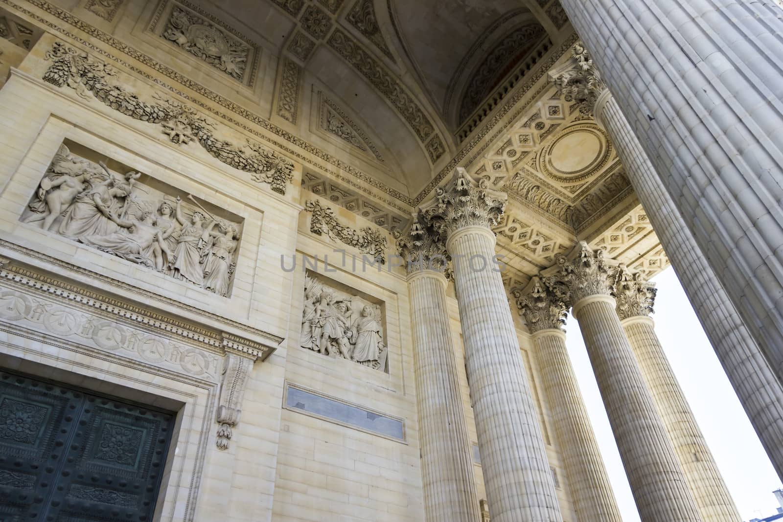 bas relief, Pantheon, Paris, France by Tetyana