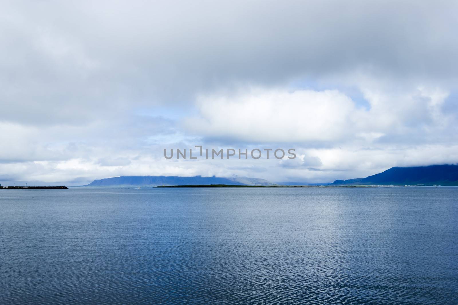 Bay near Reykjavik, Iceland by Tetyana