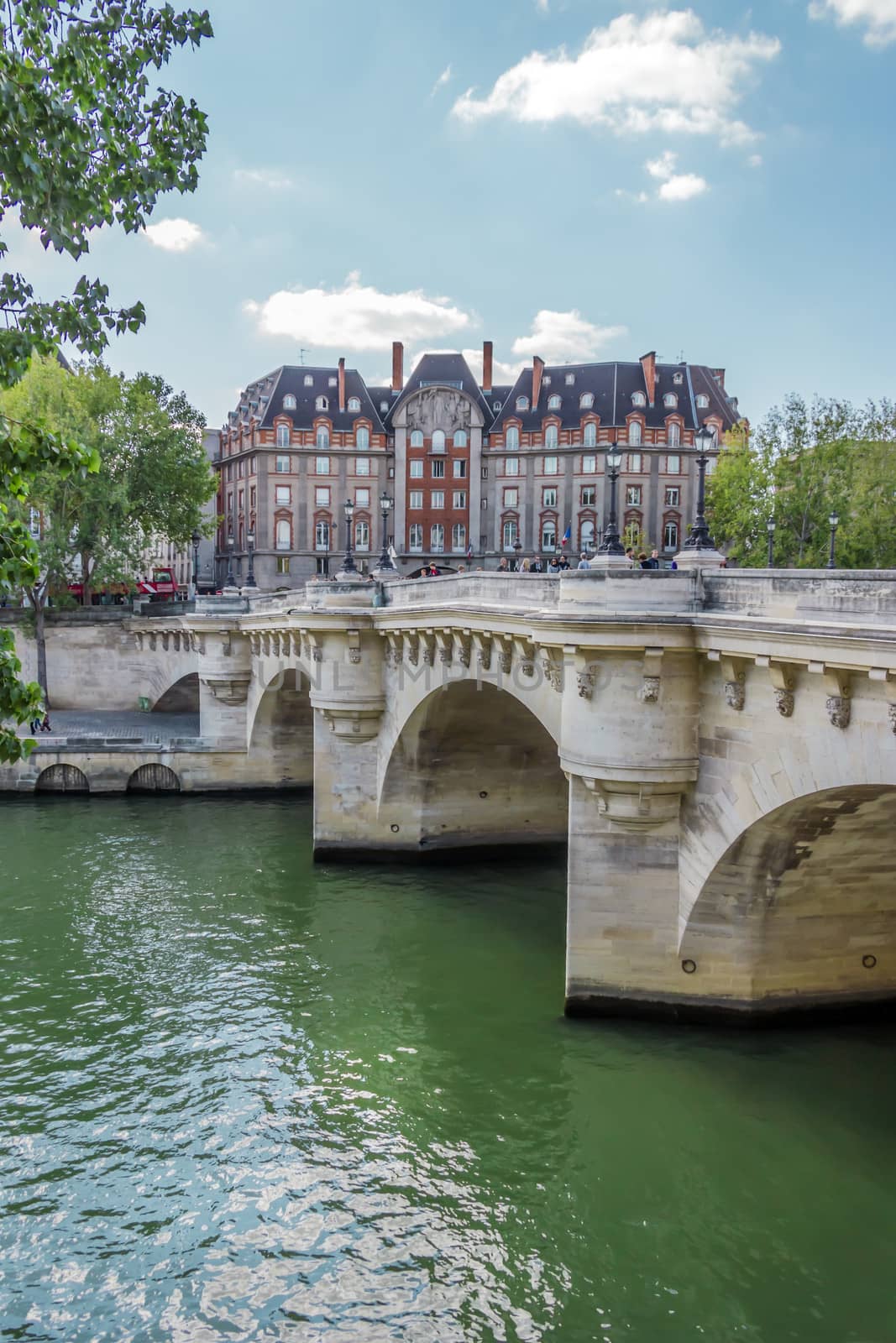 Bridge over Seine, Paris, France by Tetyana