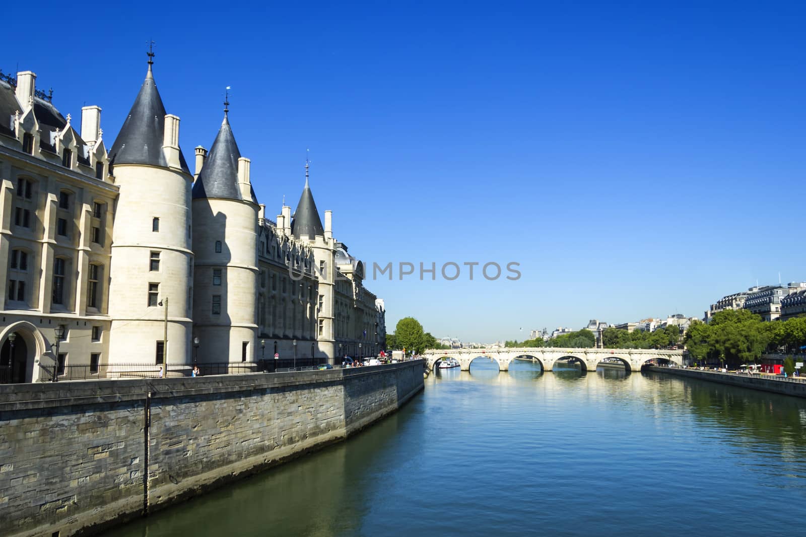 Bridge over Seine, Paris, France