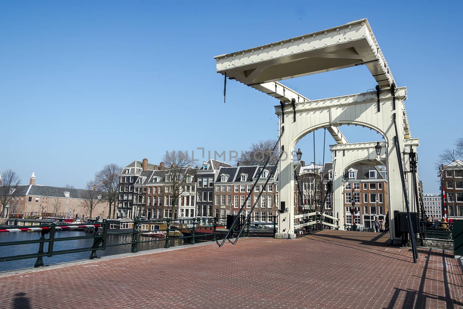 Magere Brug (skinny bridge) in Amsterdam by Tetyana