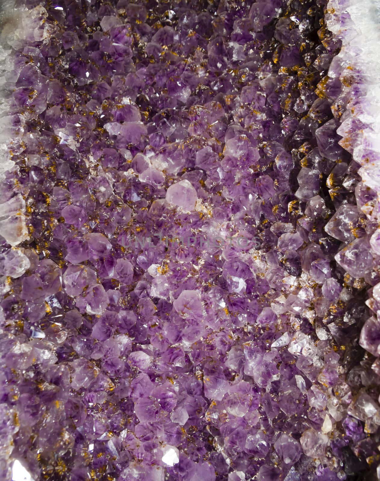 Purple Amethyst Cluster Background Pattern