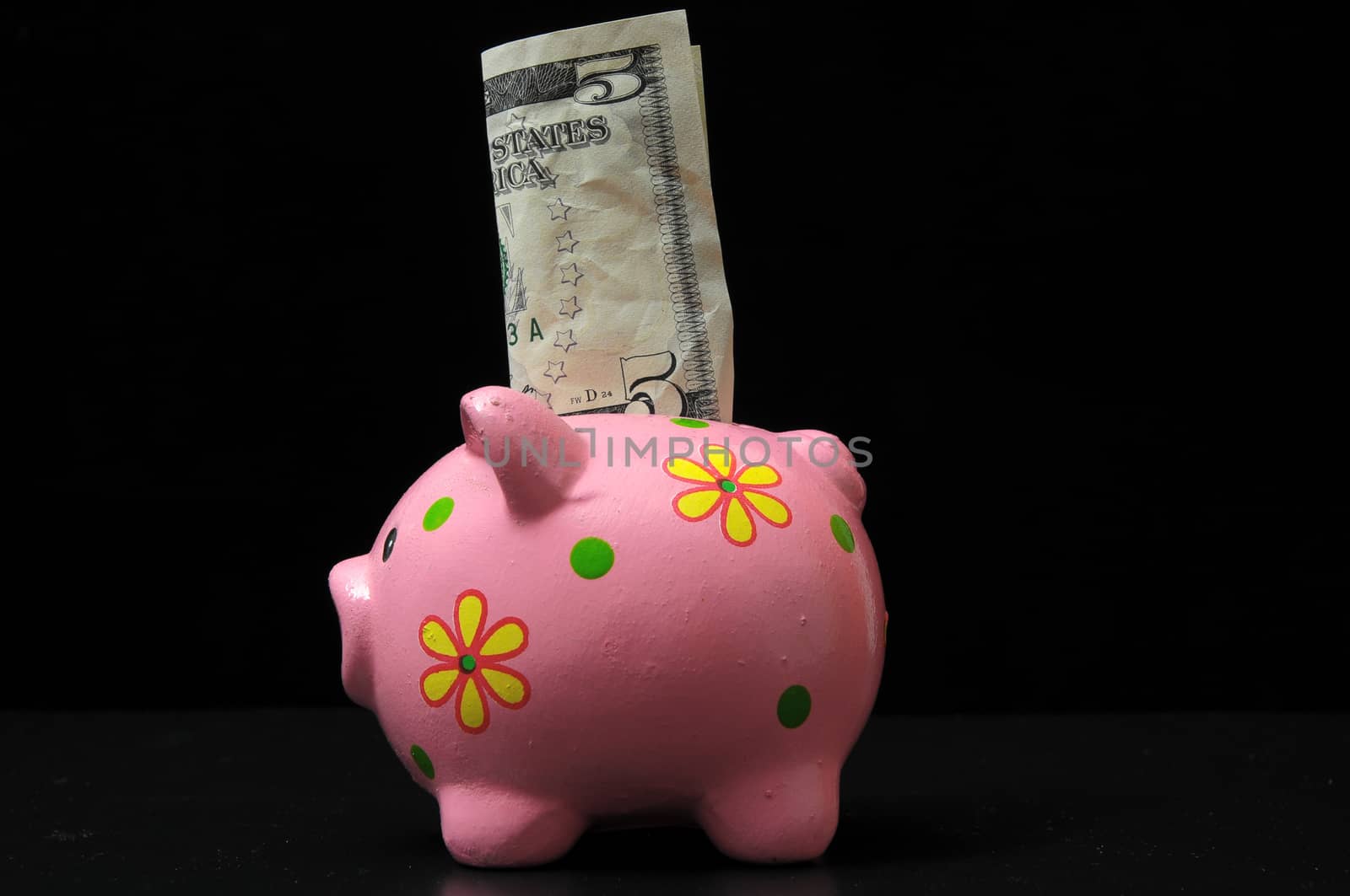 Save Money with One Pink Pig Piggy Bank