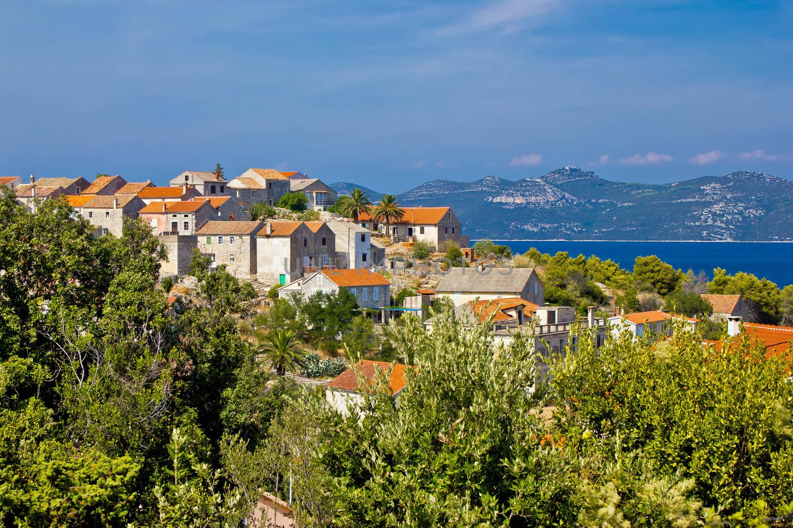 Adriatic Island of Iz village, Dalmatia, Croatia