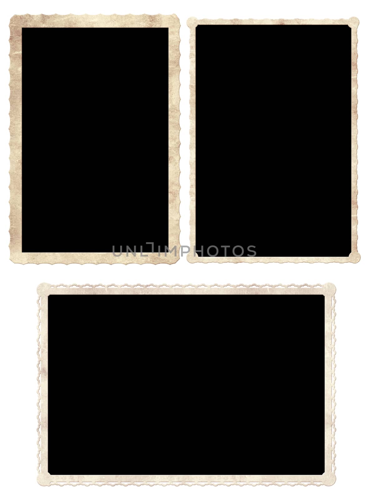 Collection elements for scrapbooking. Objects isolated over white