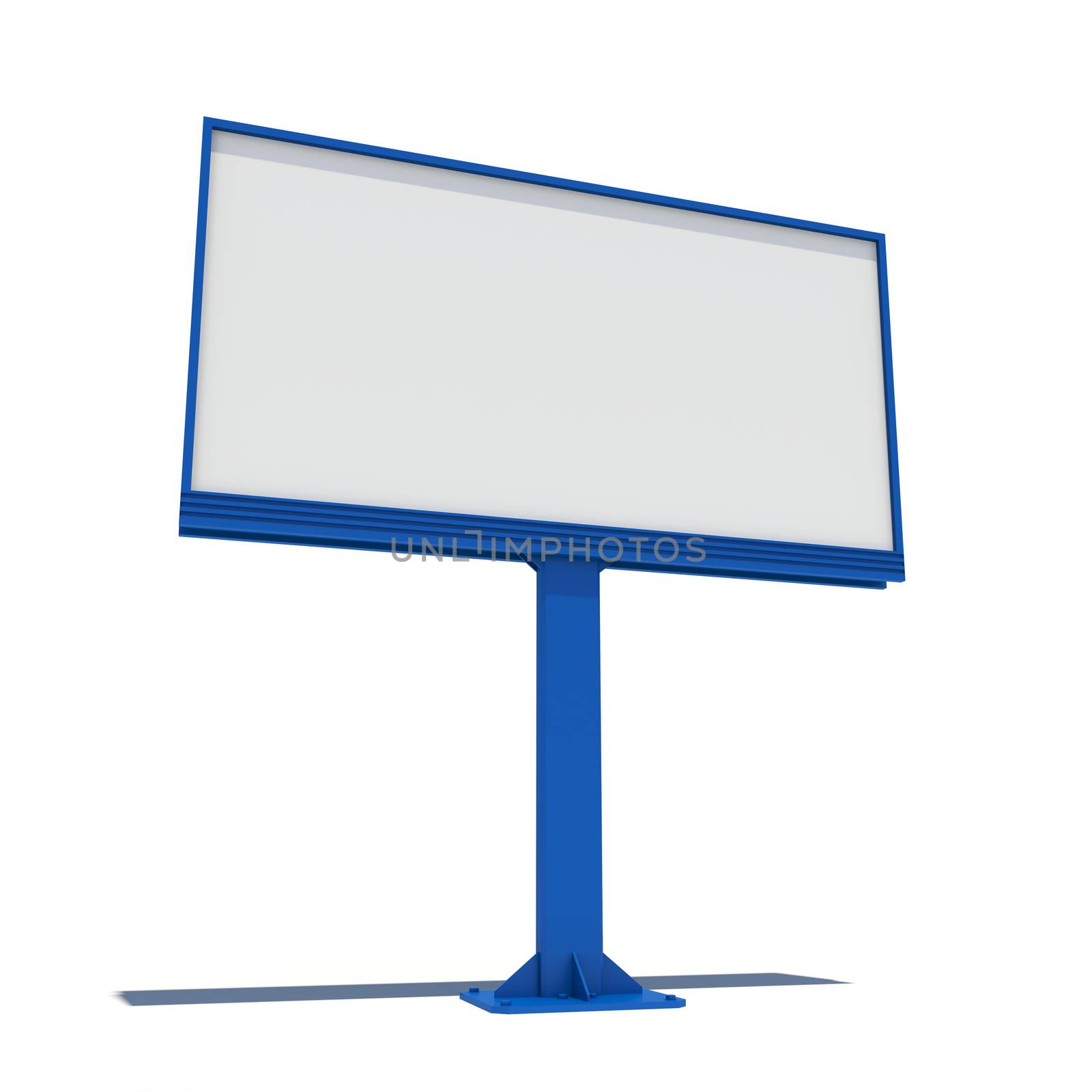 Big blue street billboard by cherezoff