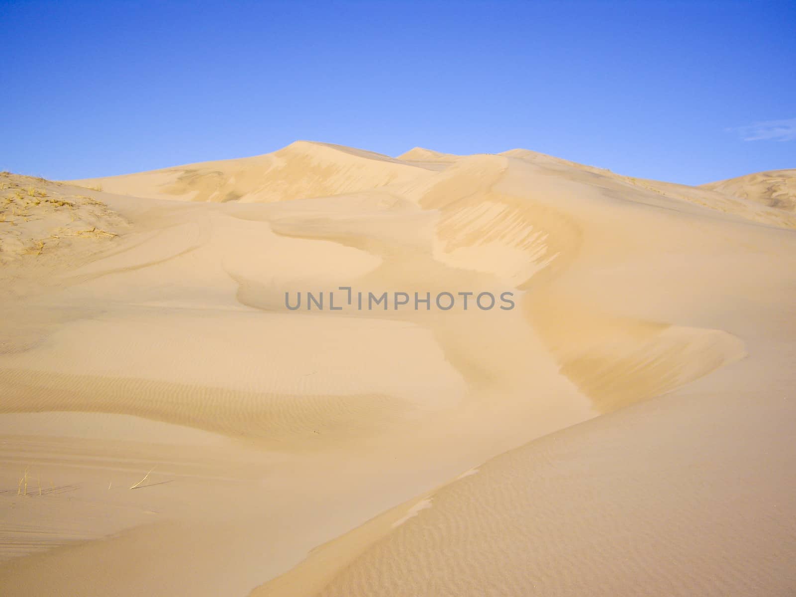 Wet sand dunes after the rain by emattil