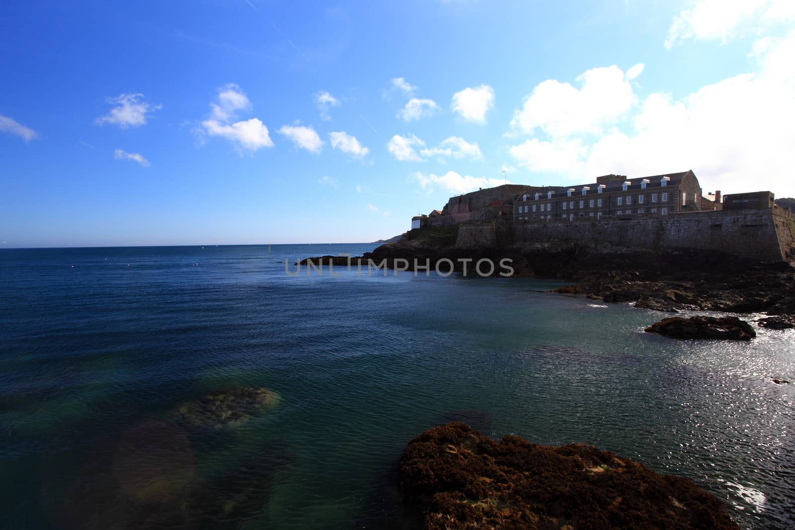 Geurnsey Island Cornet Castle United Kingdom Channel Island