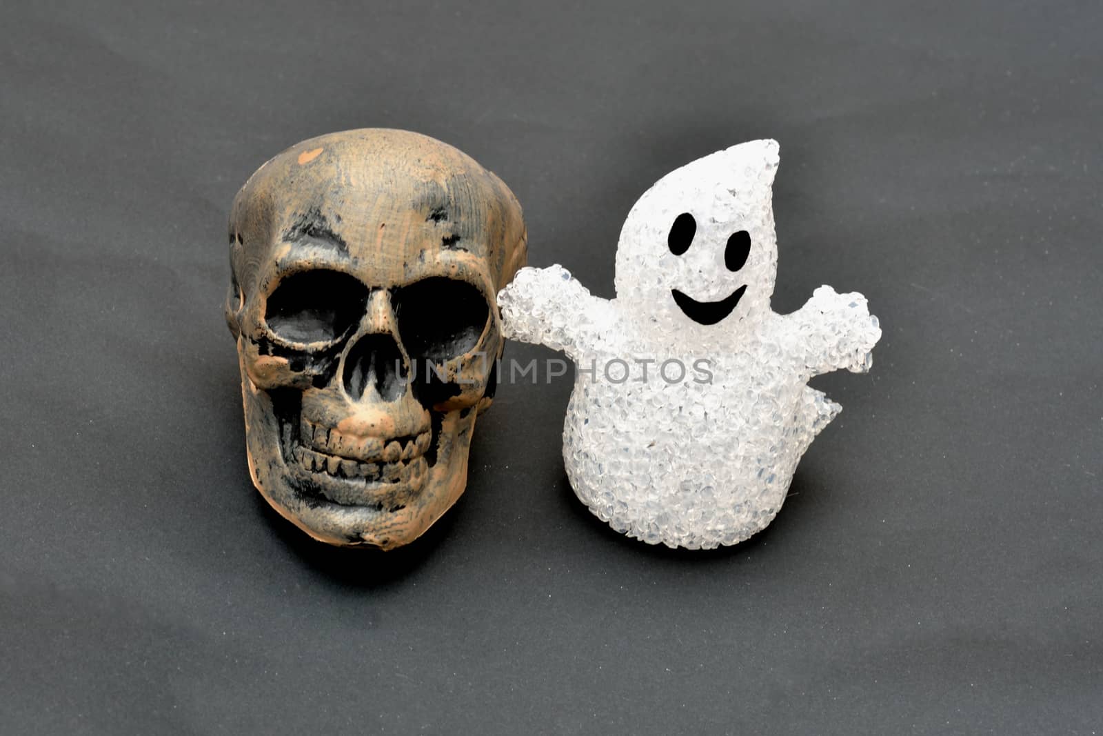 Skull and ghost by pauws99